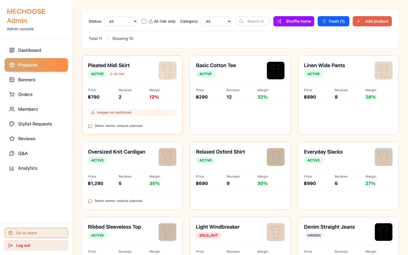 MECHOOSE — mechoose 06 desktop products