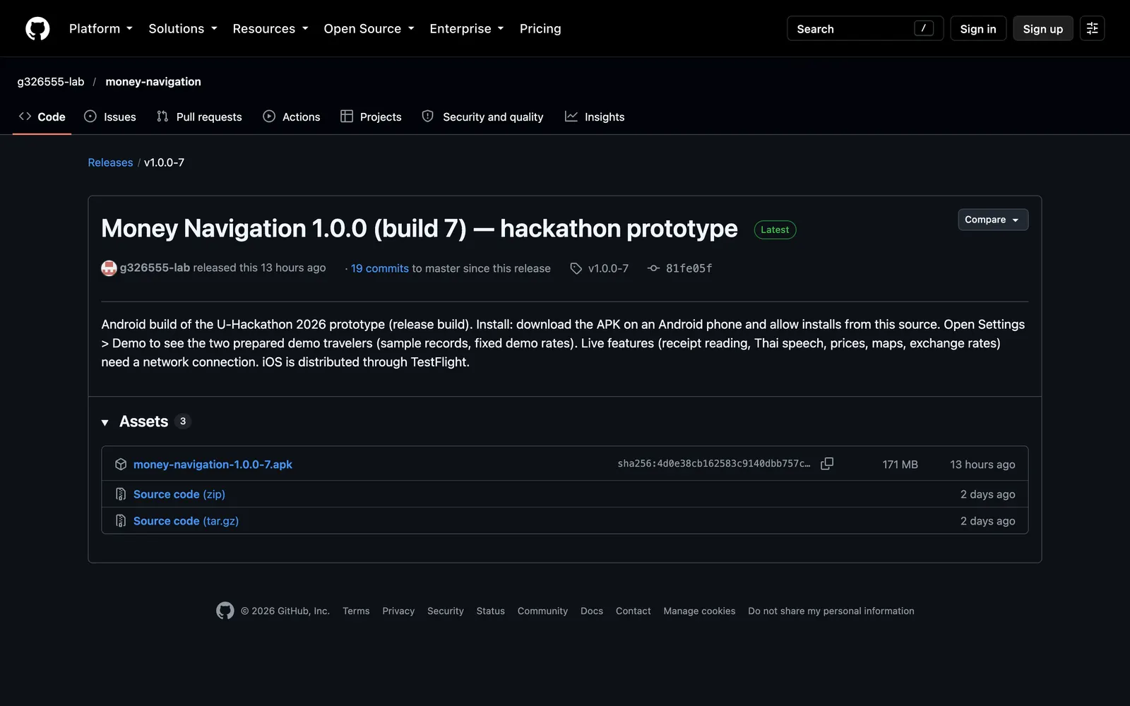 Money Navigation — money nav 04 desktop release