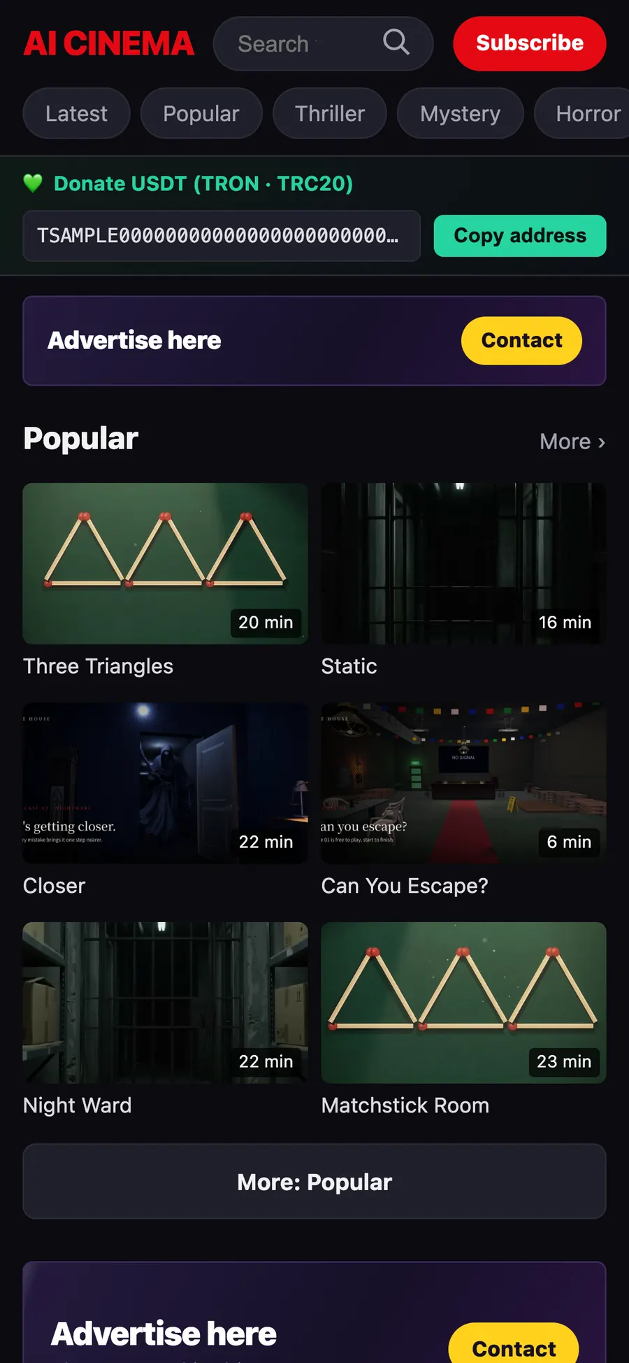 AI Video Streaming Platform