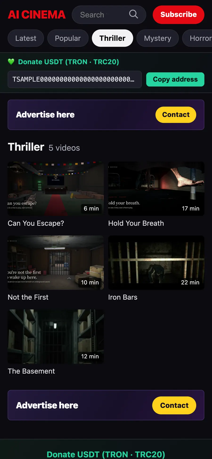 AI Video Streaming Platform — Category