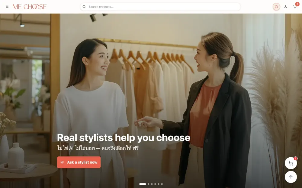 mechoose.store home page