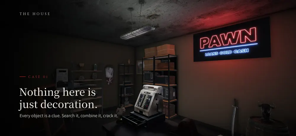 THE HOUSE pawn shop scene